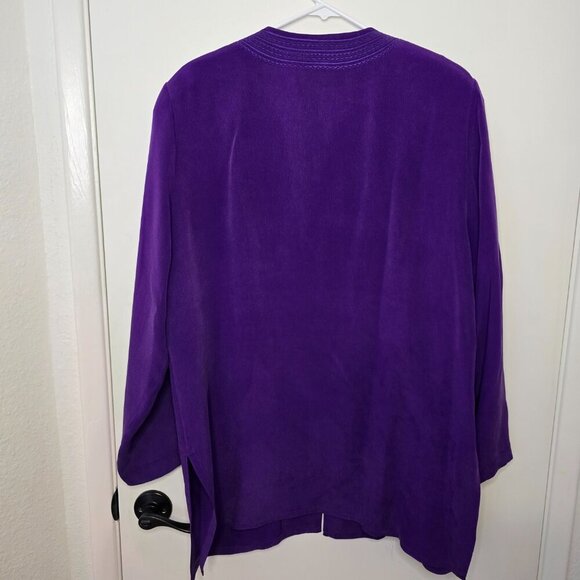 Adrianna Papell Silk Tunic and Skirt Dress Suit - Picture 7 of 11